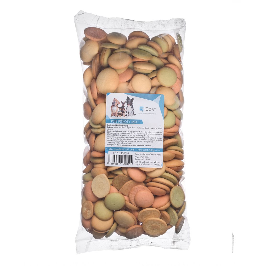 Qpet Pasji keksi mix 500 g
