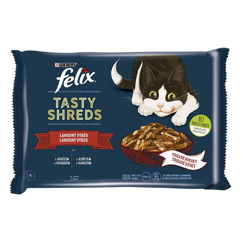 Kapsice FELIX Tasty Shreds ukusni izbor u umaku 4 x 80 g