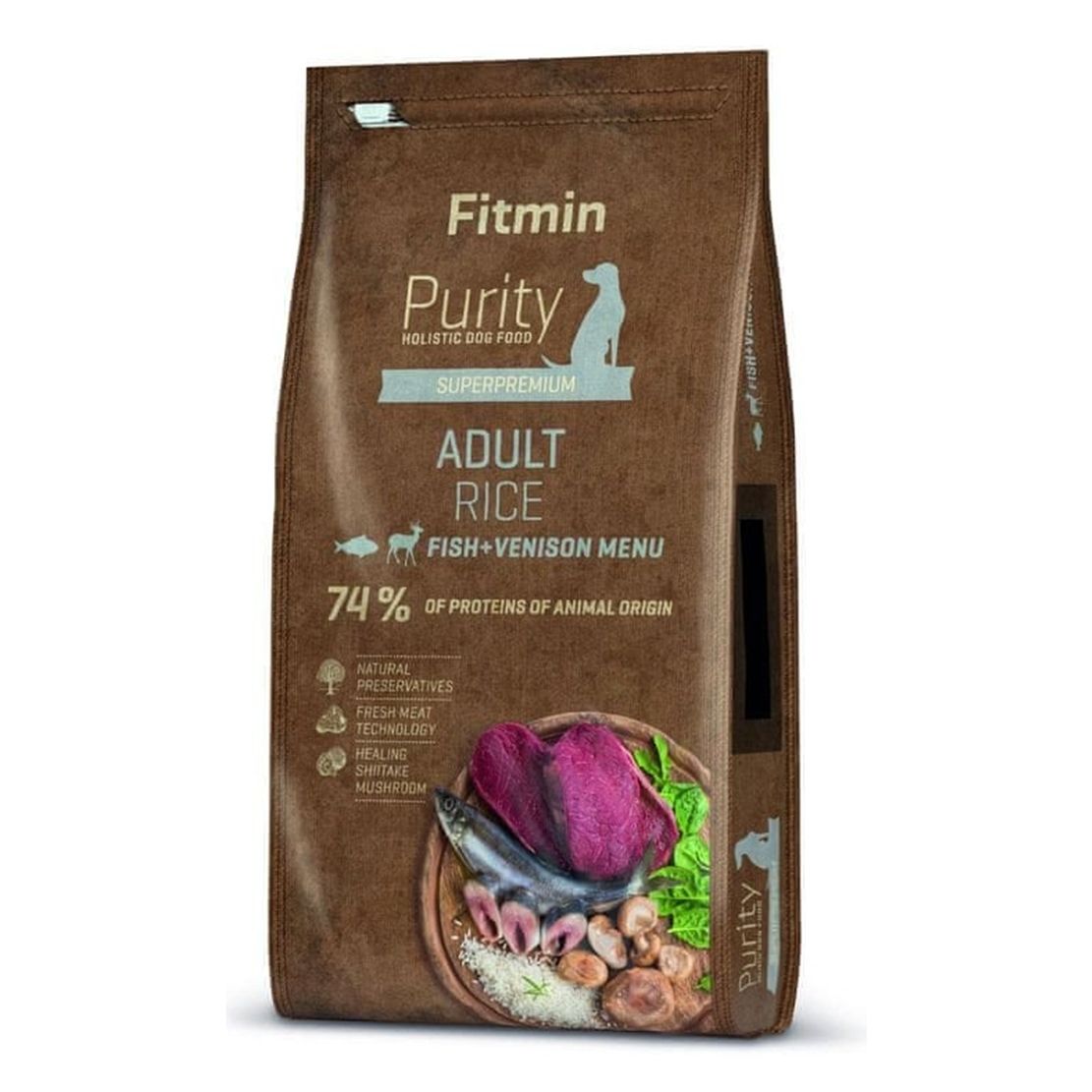 Fitmin Purity Adult Rice Fish & Venison 2 kg