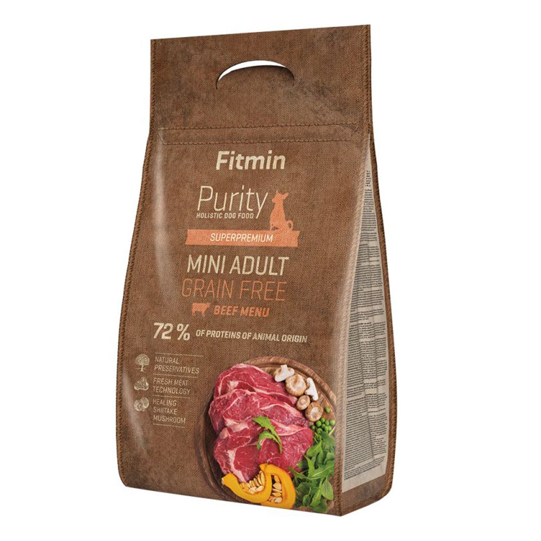 Fitmin Purity Mini Adult Grain Free Beef 800 g