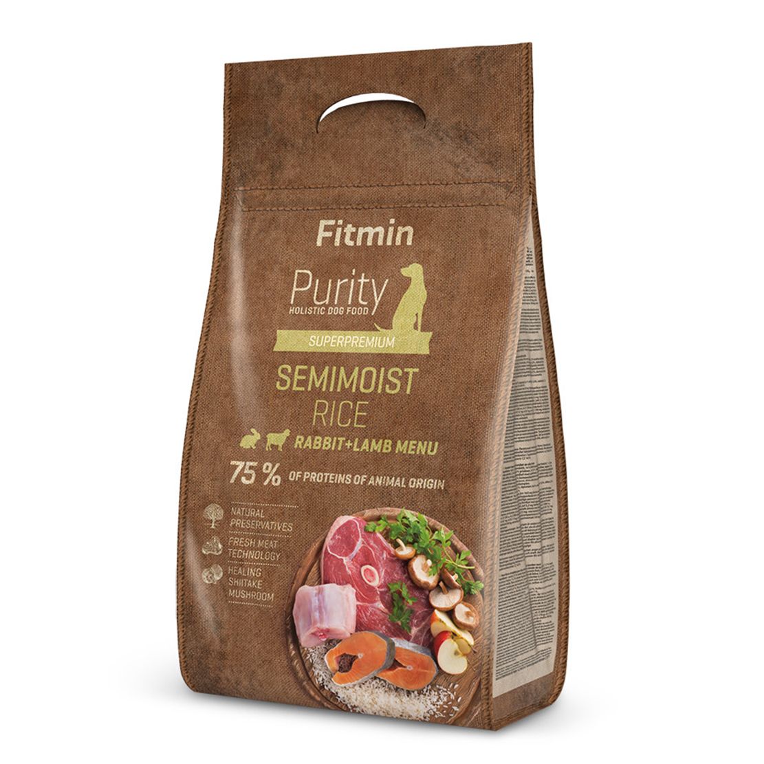 Fitmin Purity Semimoist Rabbit & Lamb Rice 800 g