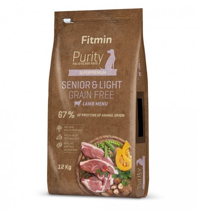Fitmin Purity Senior & Light Lamb Grain Free 12 kg
