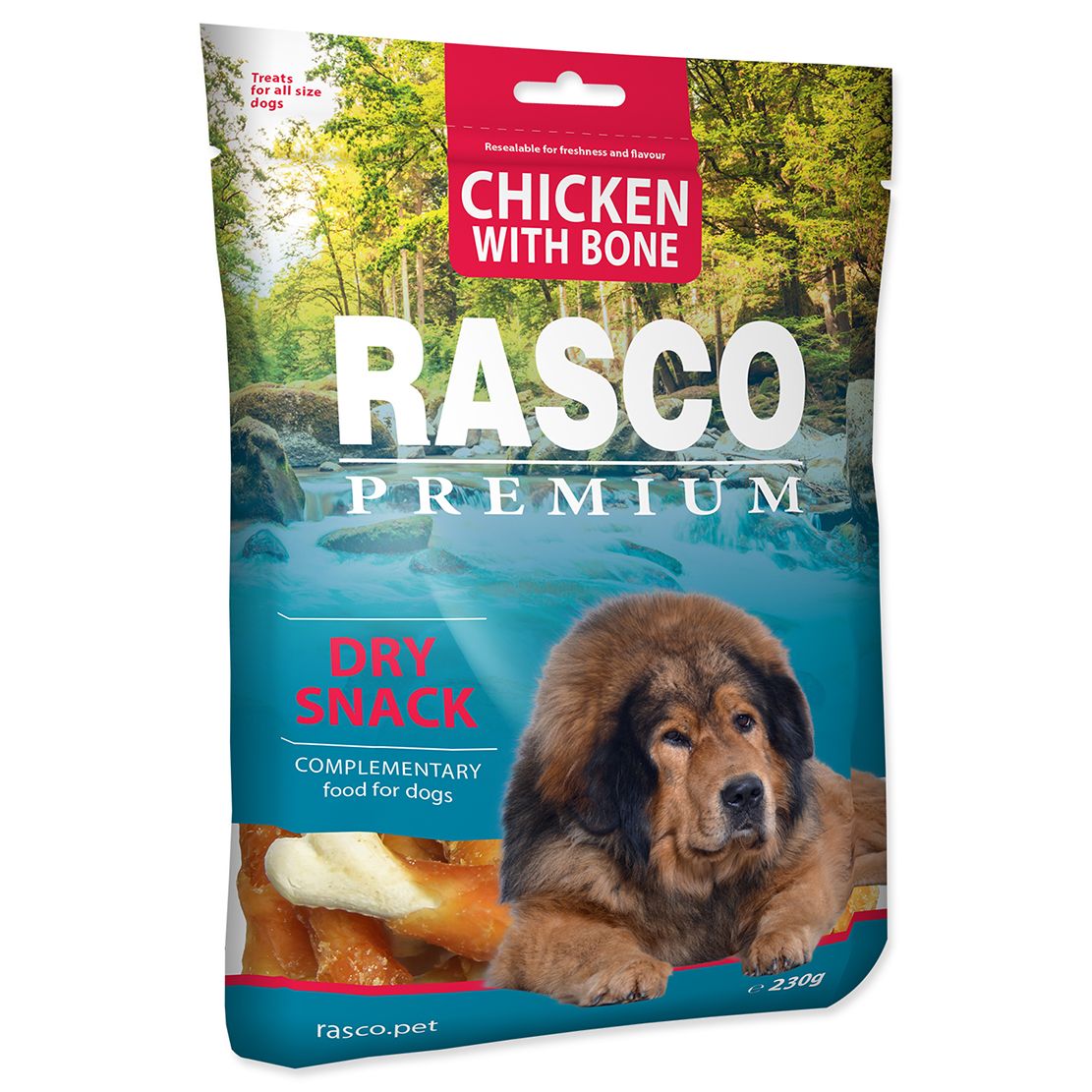 RASCO PREMIUM kosti obaljene piletinom 230 g