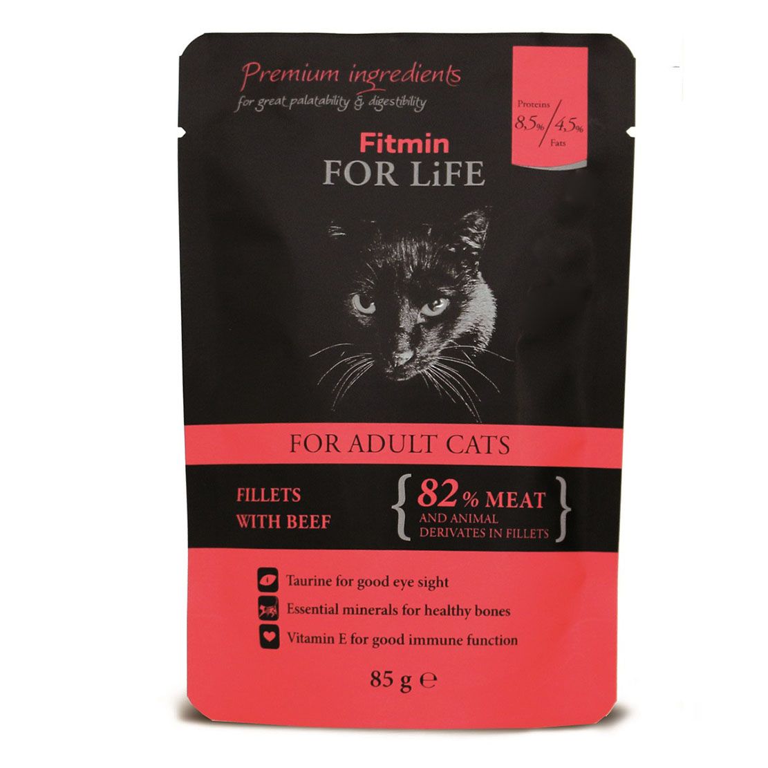 Fitmin Cat For Life Govedina vrećica 85 g