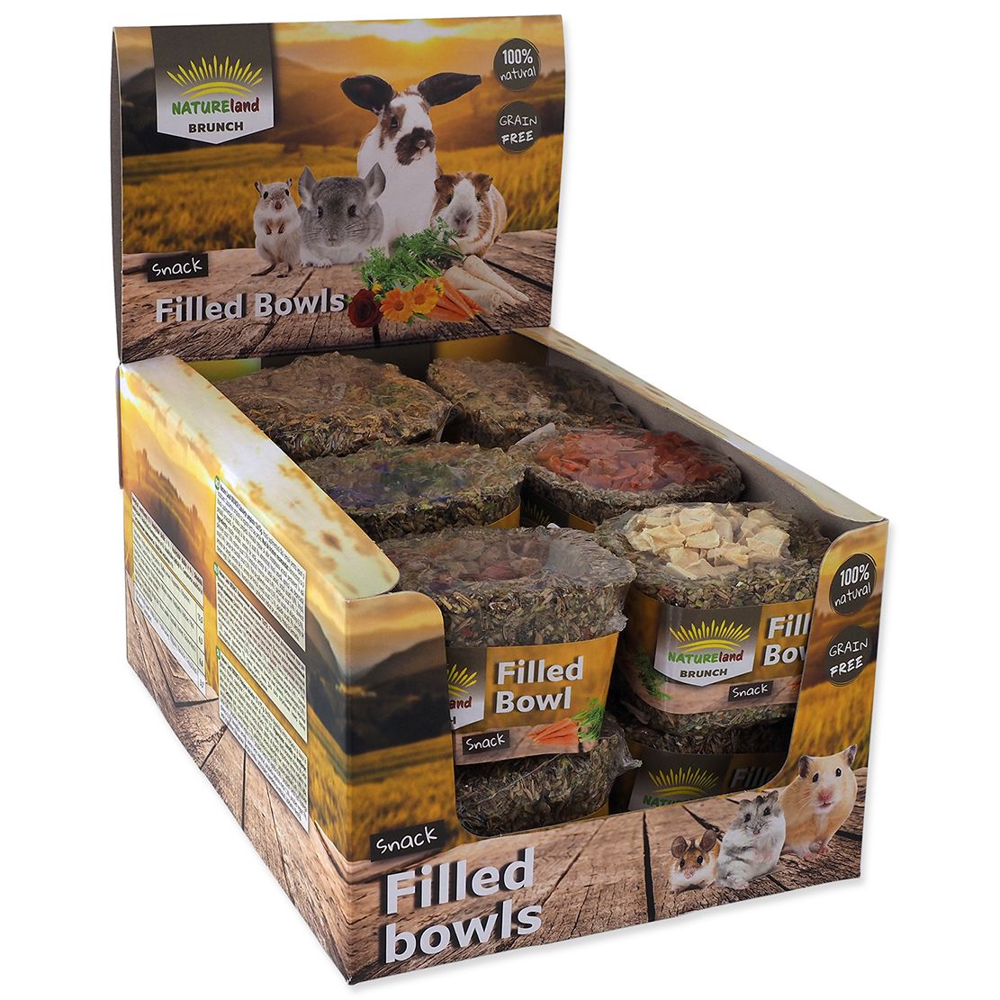 NATUREland BRUNCH Napunjene zdjele 12 x 75 g