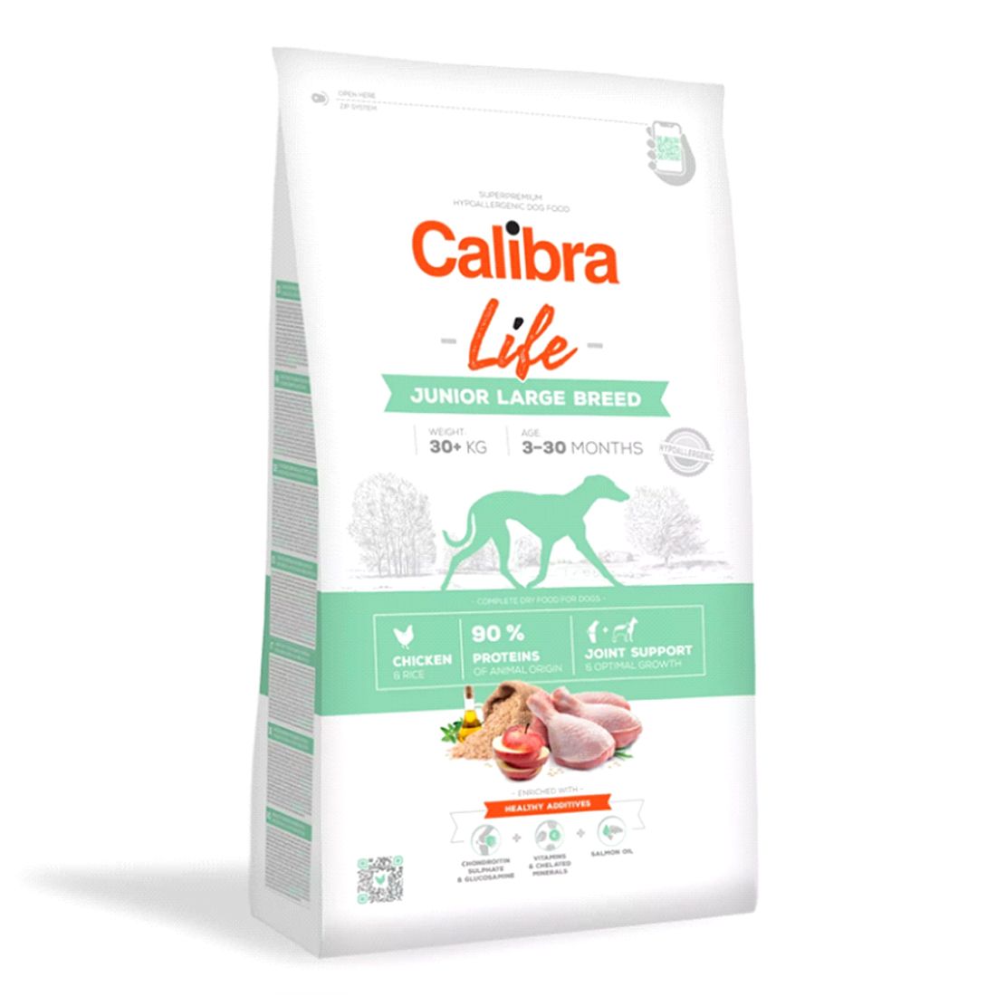 Calibra Dog Life Junior Large Breed Chicken 12 kg