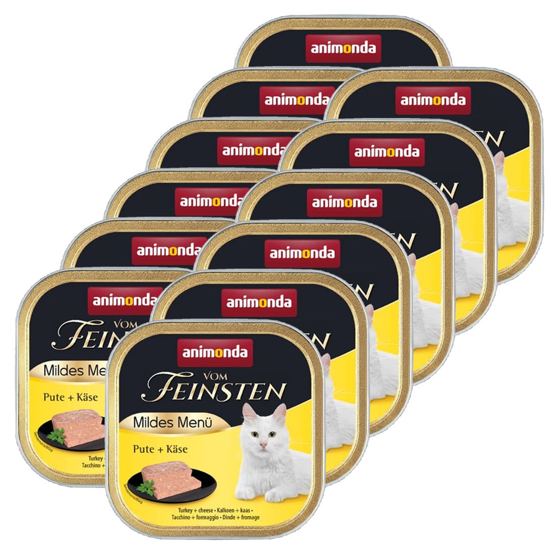 Animonda Vom Feinsten Cats - puretina + sir 12 x 100g