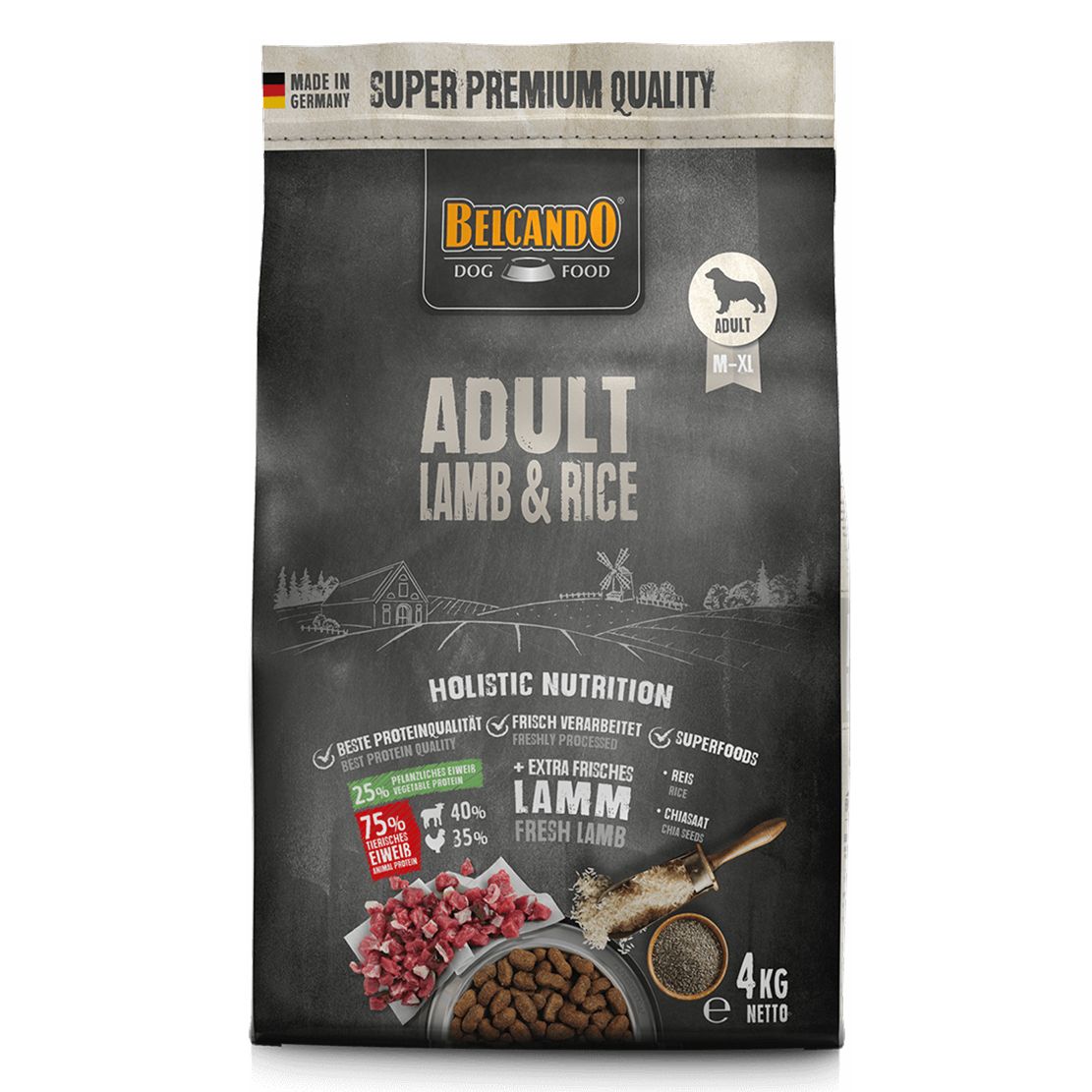 BELCANDO Adult Lamb & Rice 4 kg
