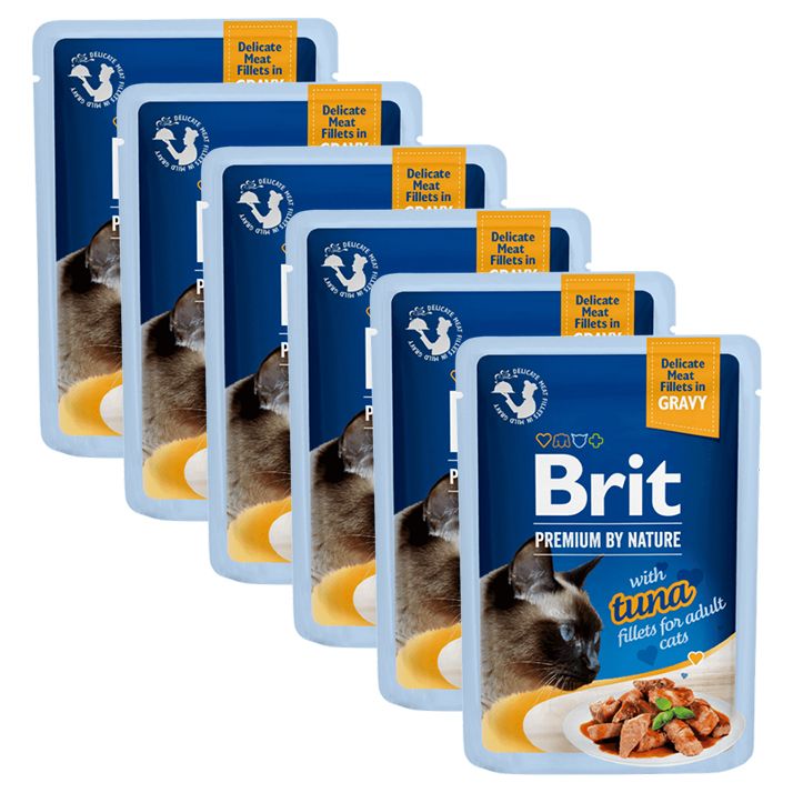 BRIT Premium Cat Delicate Fillets in Gravy with Tuna vrećica 6 x 85 g