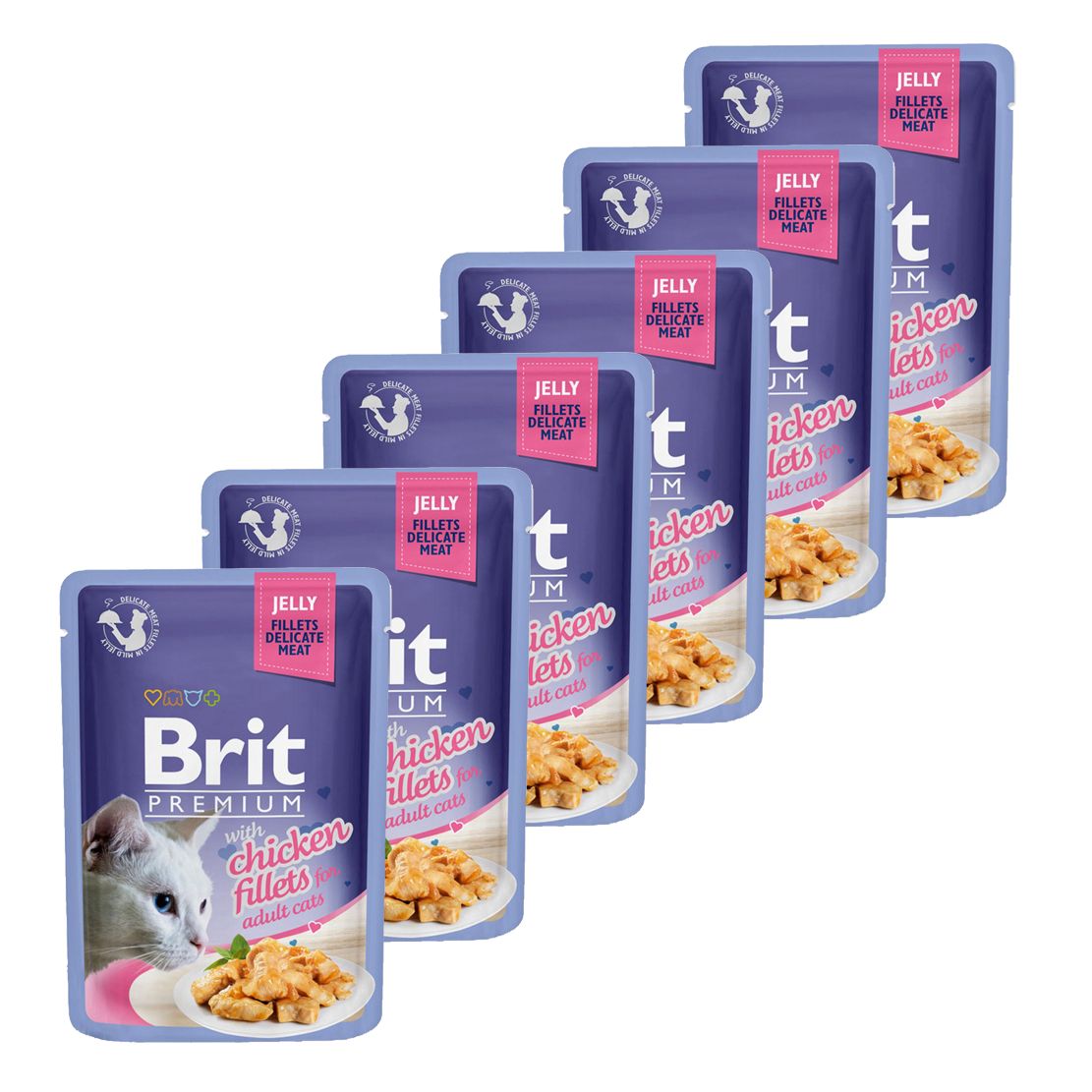 BRIT Premium Cat Chicken in Jelly vrećica 6 x 85 g