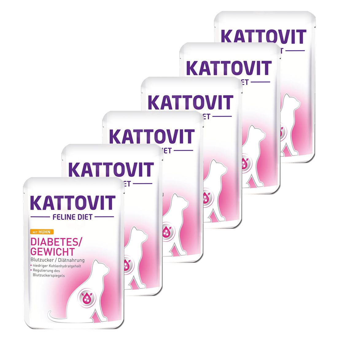 Kattovit Diabetes konzerva piletina 6 x 85 g