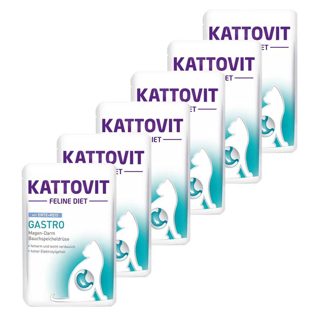 Kattovit Gastro vrećica patka + riža 6 x 85 g