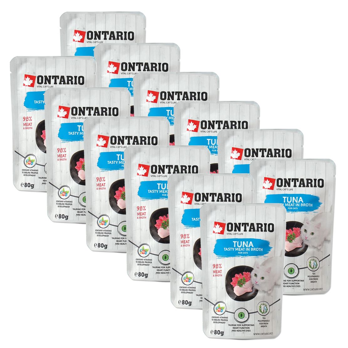 Ontario Cat tuna 12 x 80 g