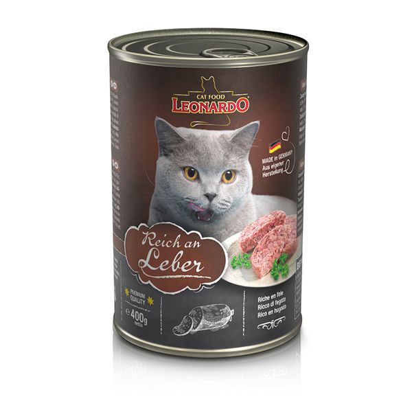 Konzerve za mačke Leonardo - Jetra 400g