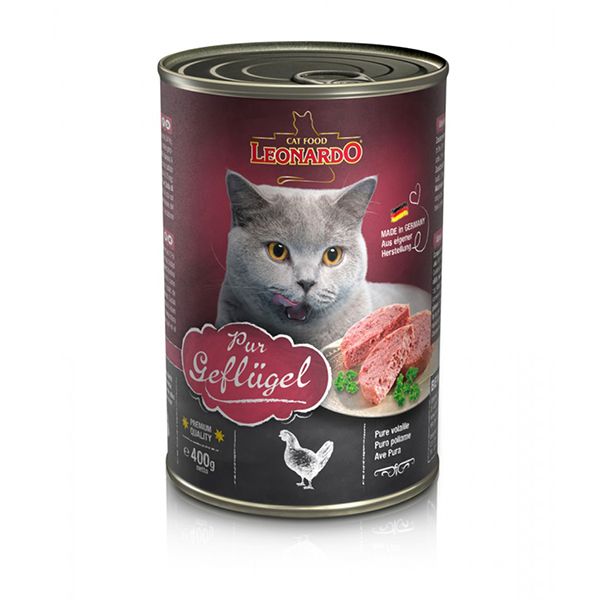 Konzerve za mačke Leonardo - Piletina 400g
