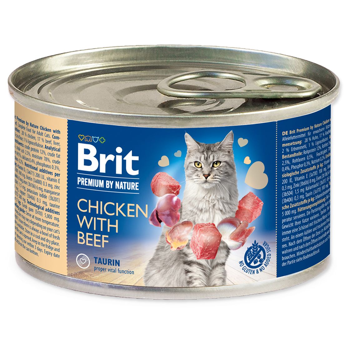 BRIT Premium Cat Chicken with Beef 200 g