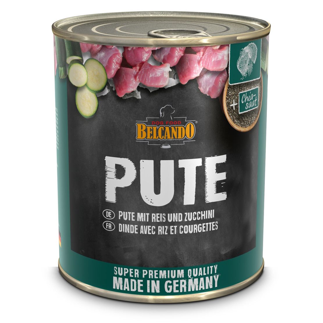 BELCANDO Puretina s rižom i tikvicama - konzerva 800g