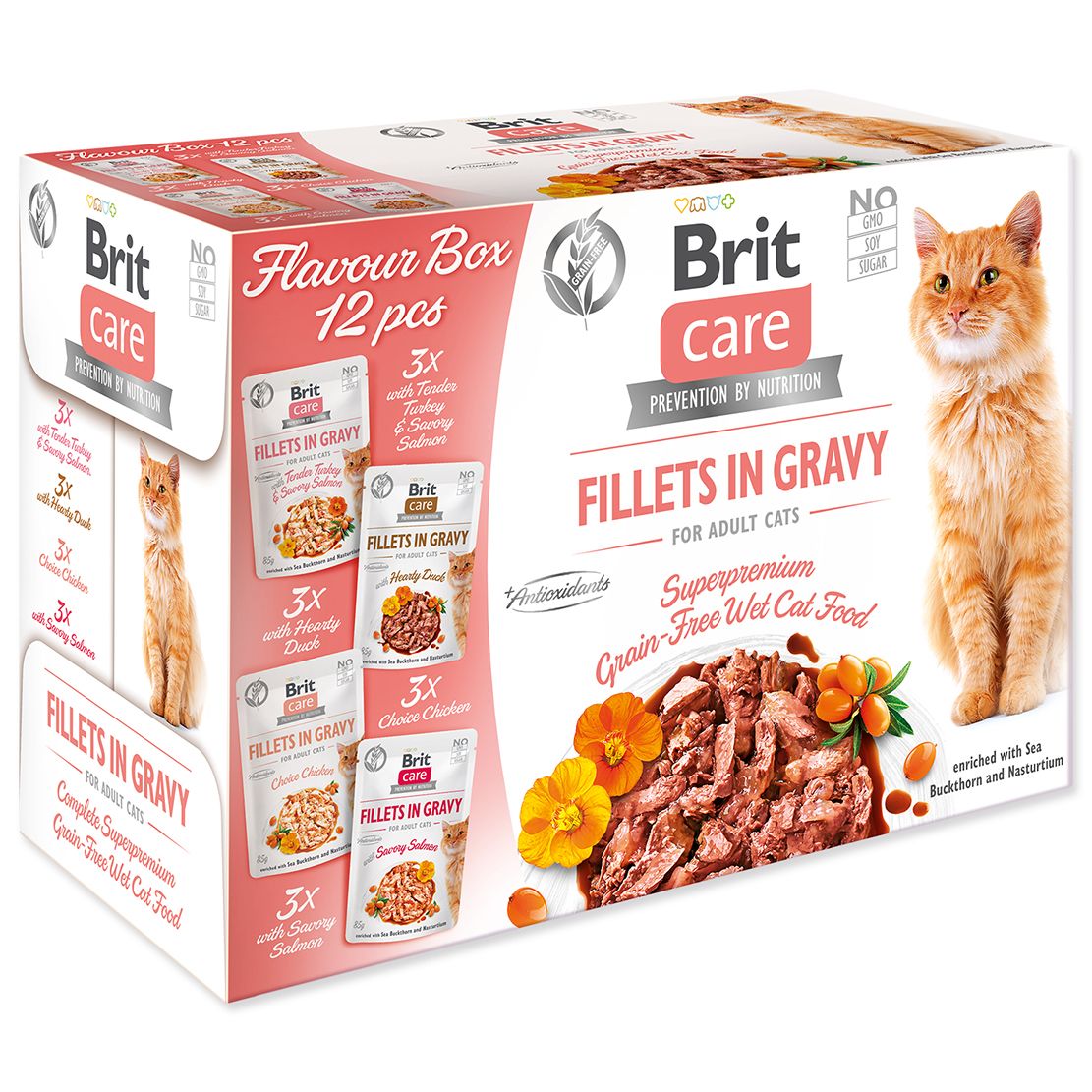 Brit Care Cat Fillets in gravy 12 x 85 g