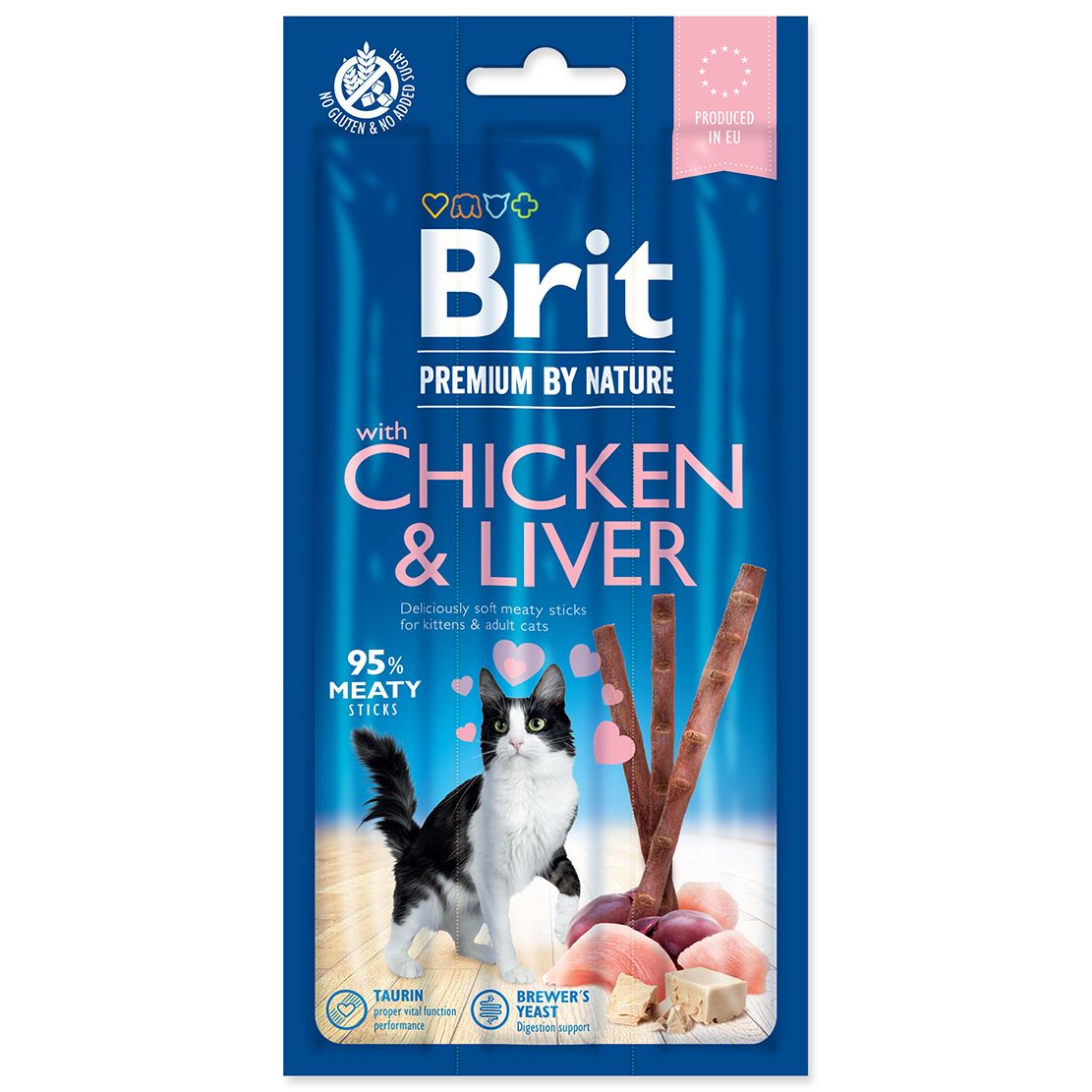 Brit Premium Cat Sticks Piletina & Jetra 3 kom