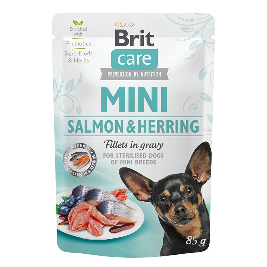 Brit Care MINI Losos & Sleď 85 g