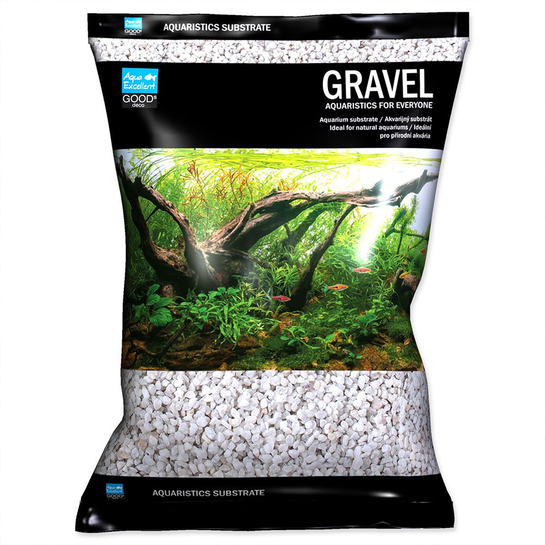 Mljeveni kamen bijeli Aqua Excellent 2 - 4 mm, 3 kg