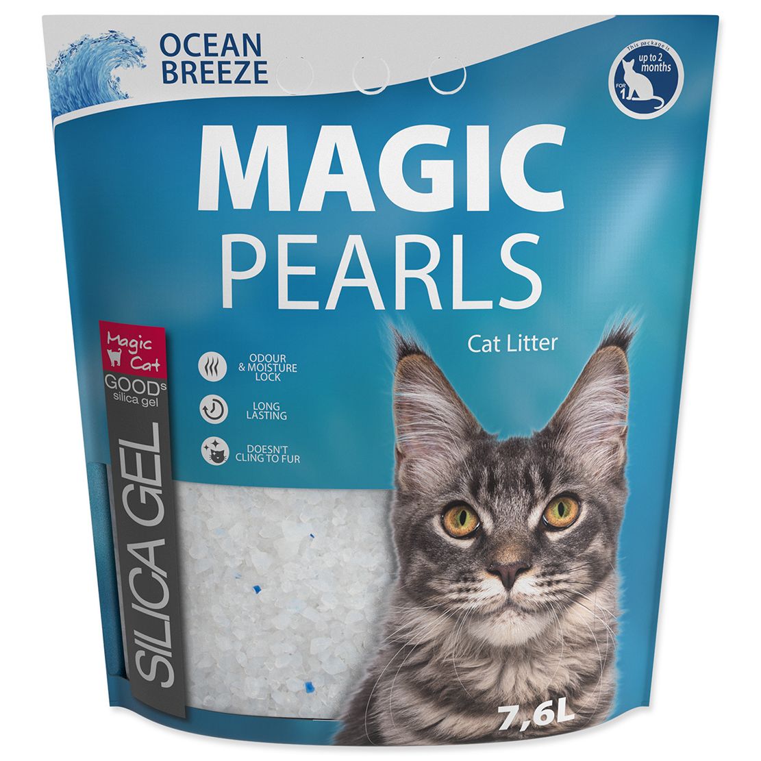 Podloga za mačke Magic Litter 7,6 l s mirisom