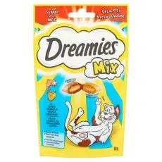 Dreamies Mix poslastica s lososom i sirom 60 g
