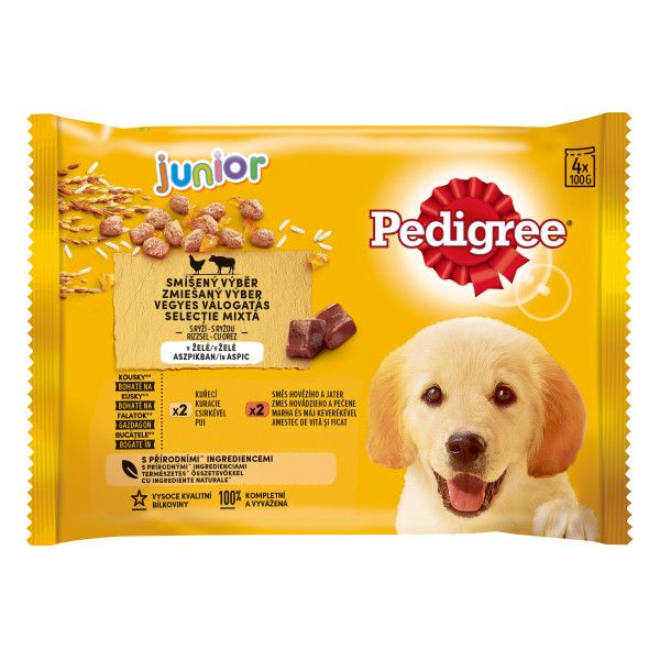 Pedigree Junior konzervice u želeu 4 x 100 g