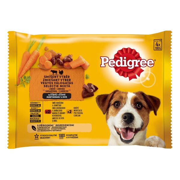 Pedigree mix vrećica u umaku 4 x 100 g