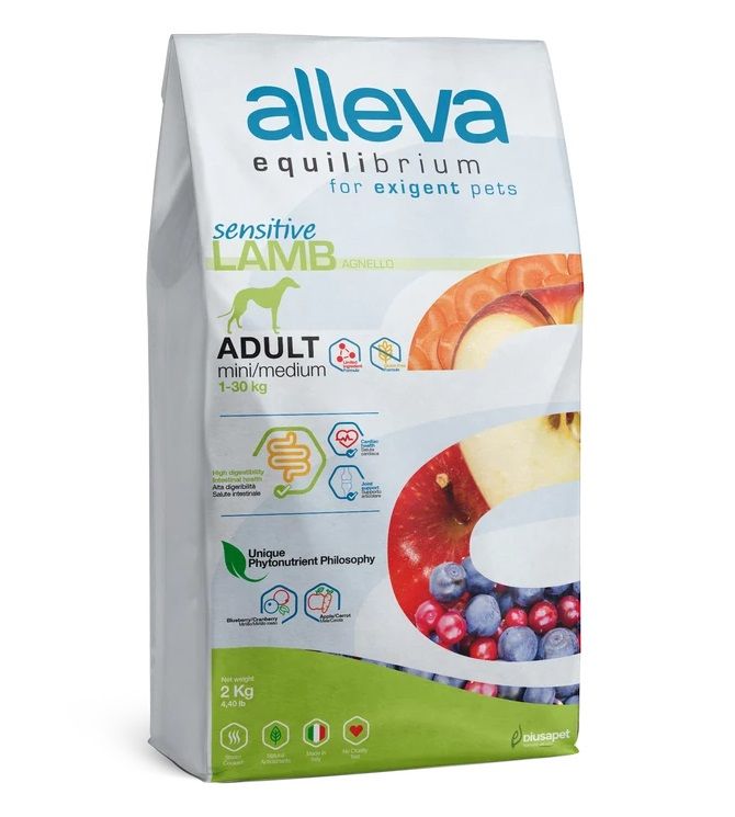Alleva SP EQUILIBRIUM dog sensitive lamb & ocean fish adult mini/medium 2 kg