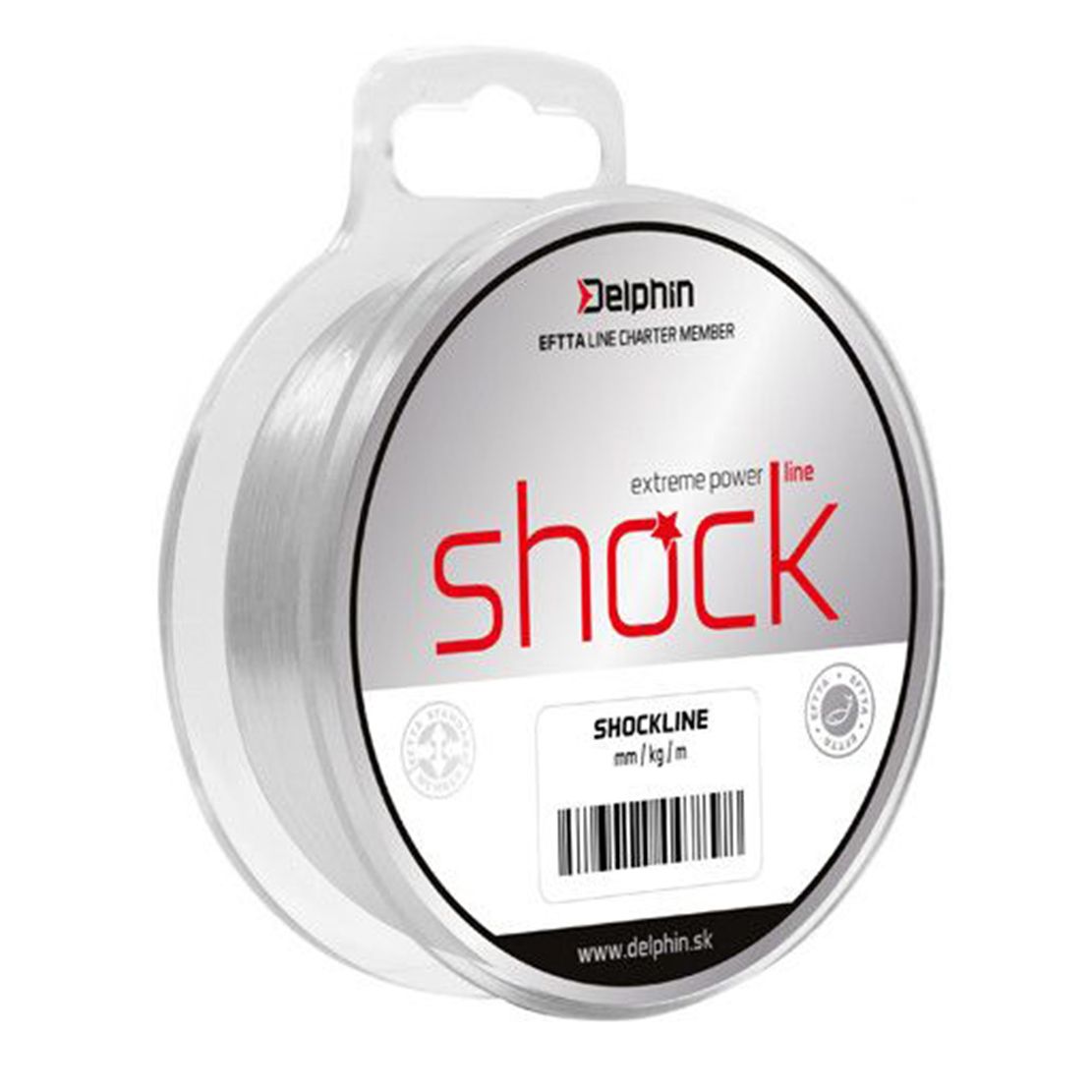Delphin SHOCK Line transp. 80m 0,40mm