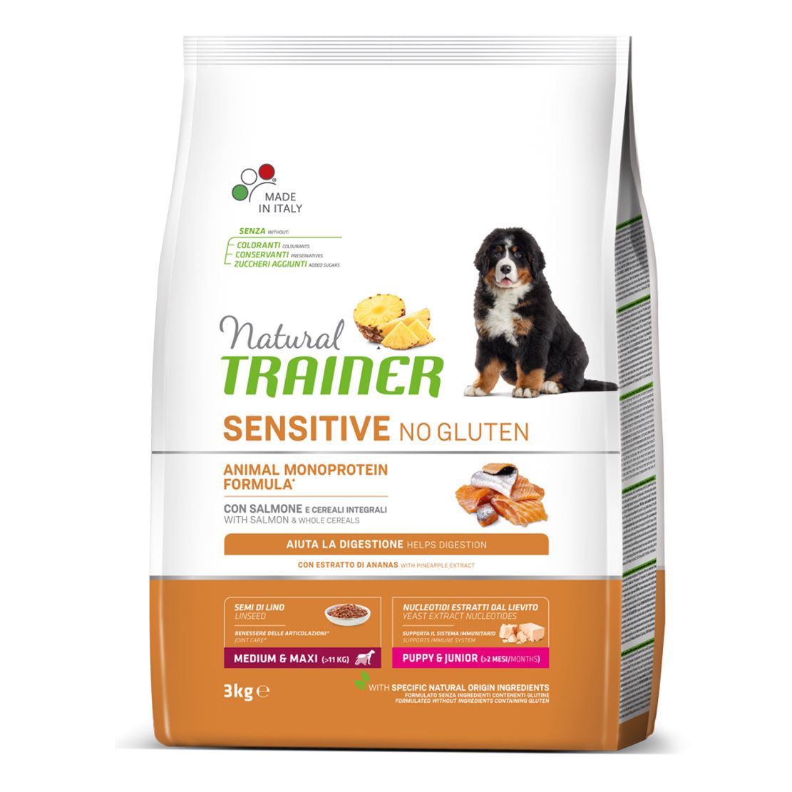 Trainer Natural Sensitive Salmon Puppy & Junior Medium & Maxi 3 kg