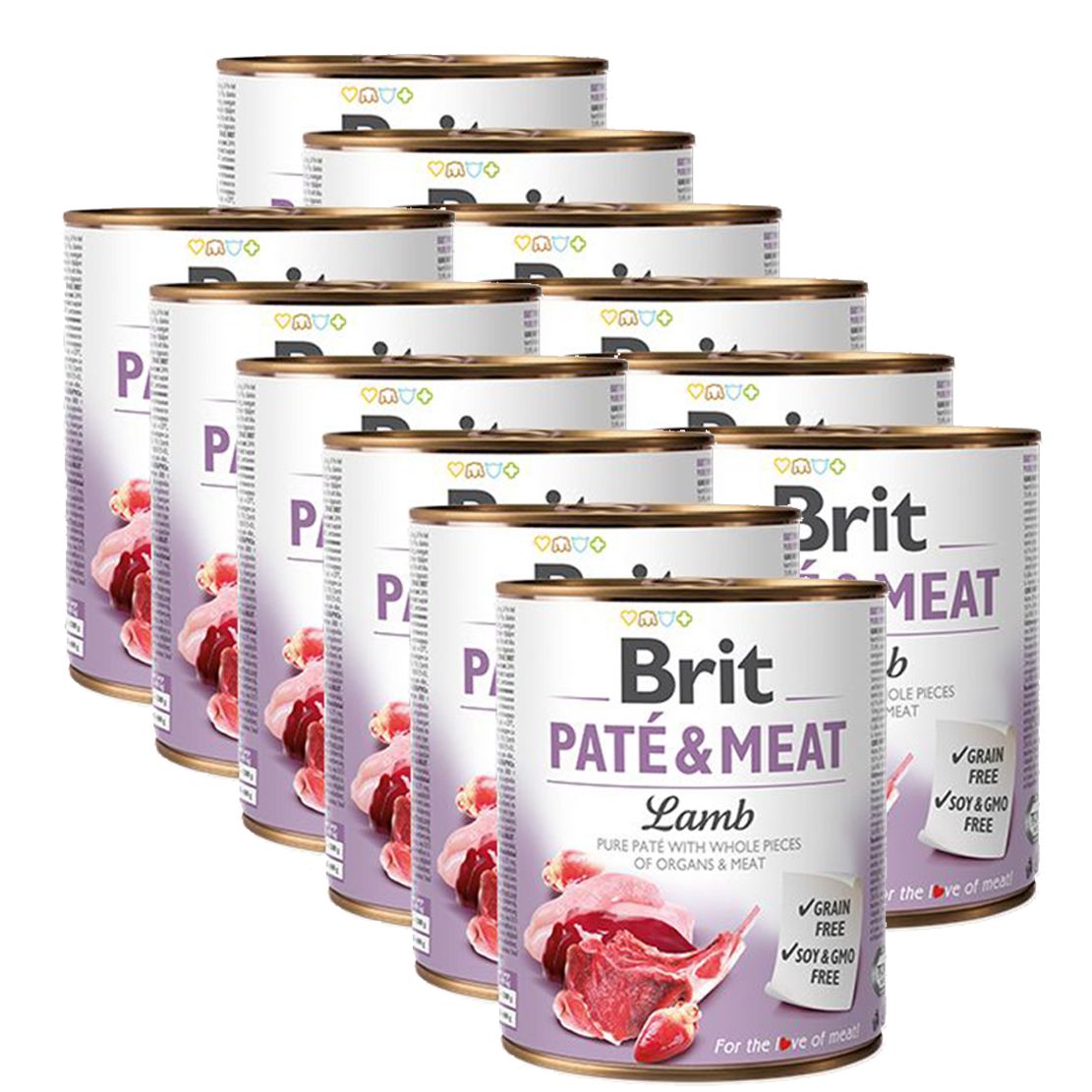 Konzerva Brit Paté & Meat Jagnjetina 12 x 800 g
