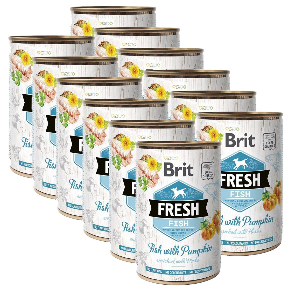 Konzerva Brit Fresh Fish with Pumpkin 12 x 400 g