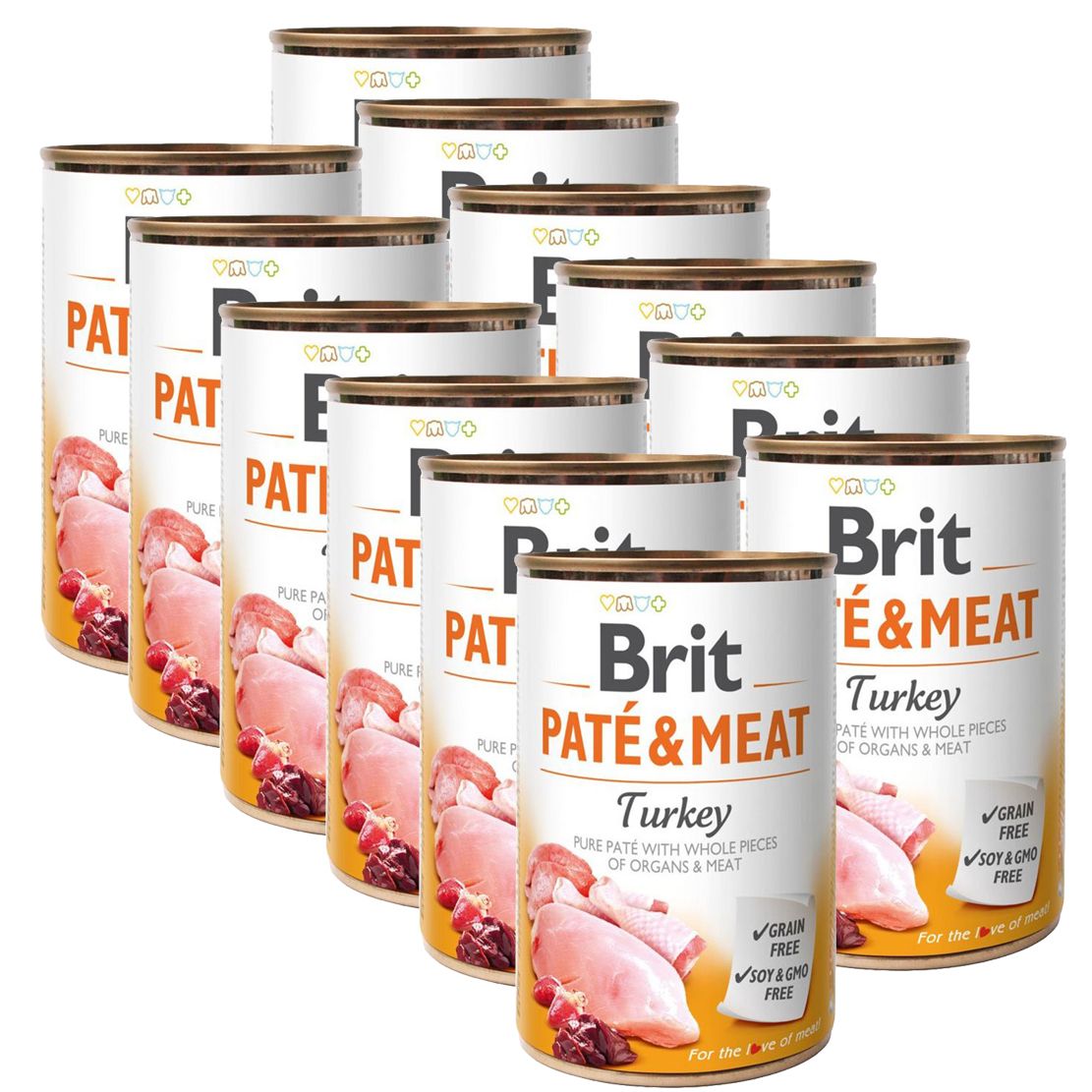 Konzerva Brit Paté & Meat Puretina 12 x 400 g