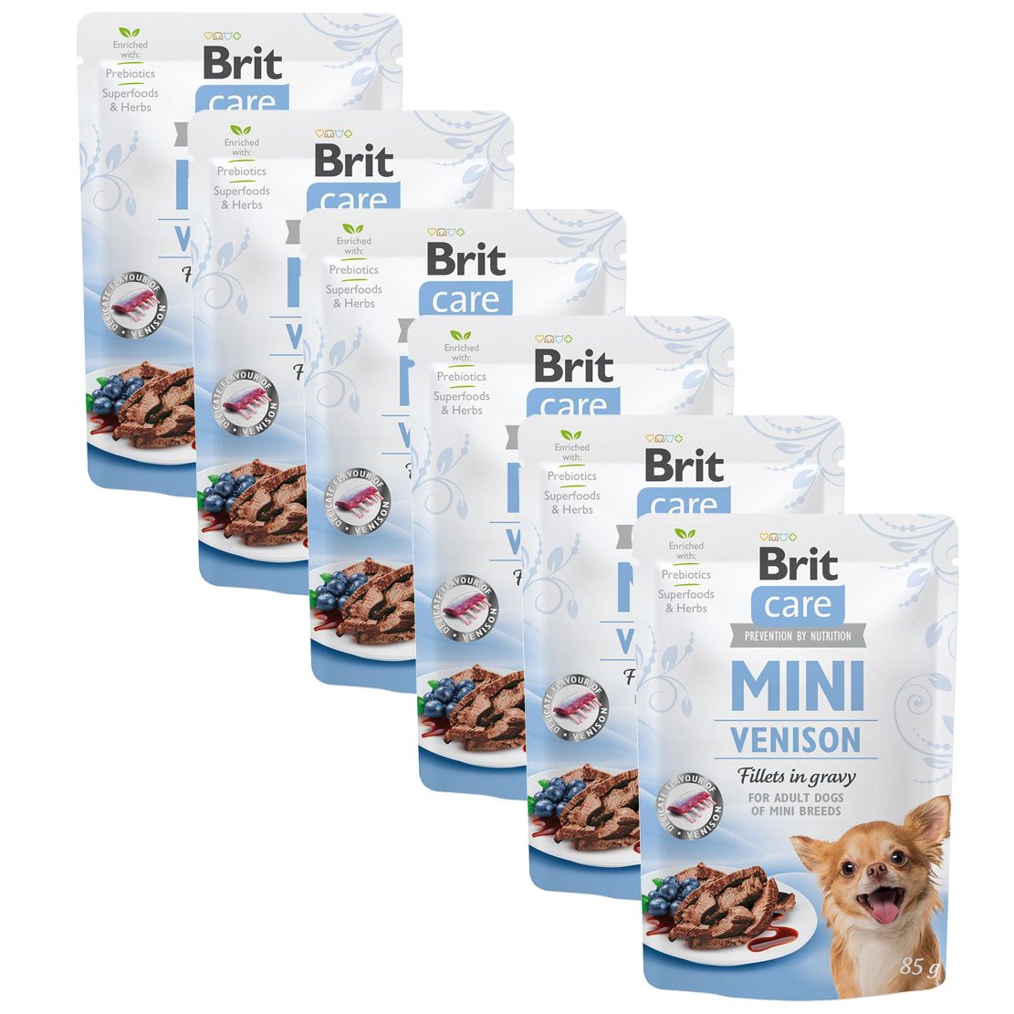 Brit Care MINI Srnčia 6 x 85 g