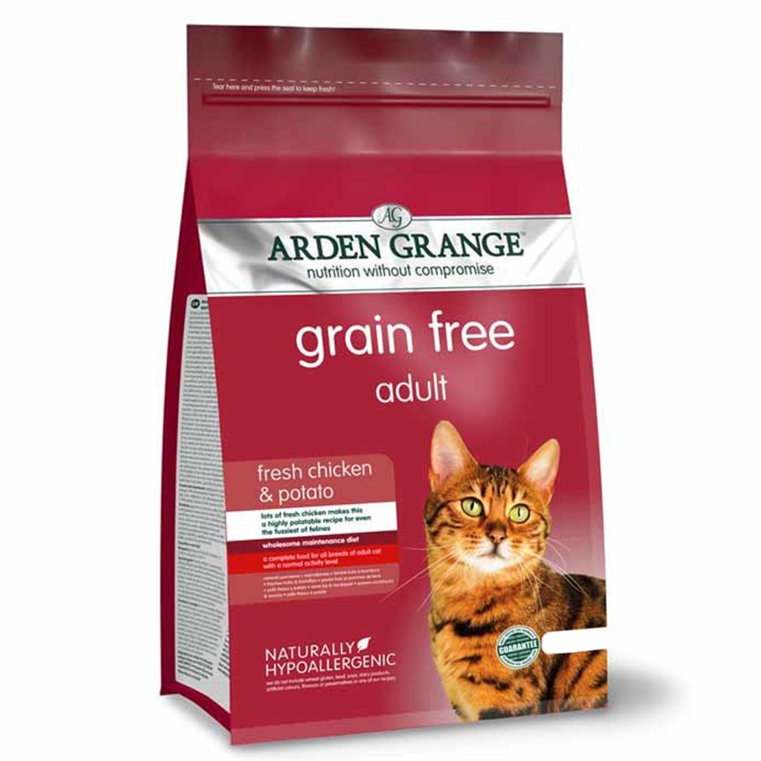 ARDEN GRANGE GF Adult Cat Chicken & Potato 4 kg
