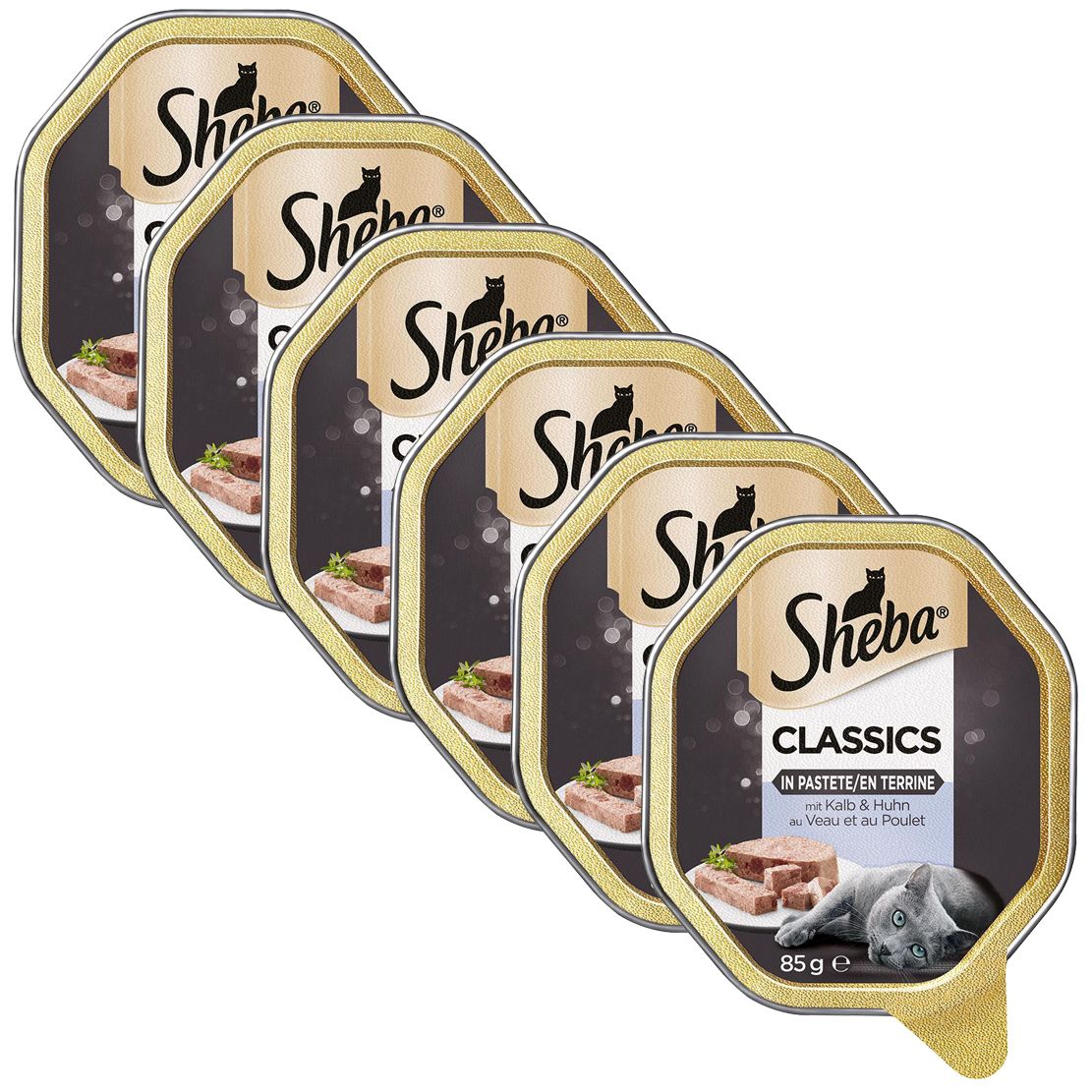 Sheba Classics teleće i pileće 6 x 85 g