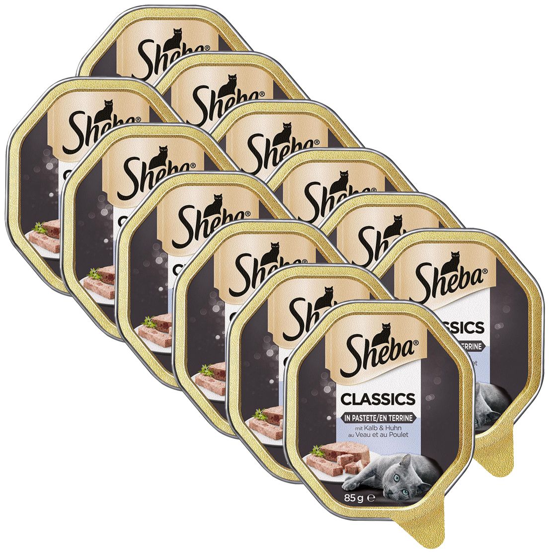 Sheba Classics teleće i pileće 12 x 85 g