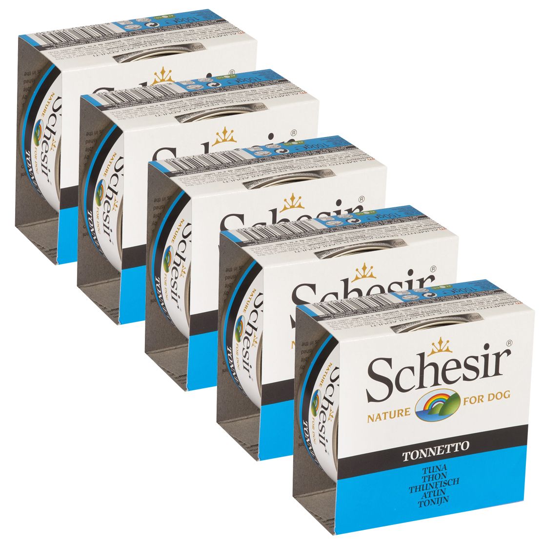 Schesir dog tuna u želeu 5 x 150 g