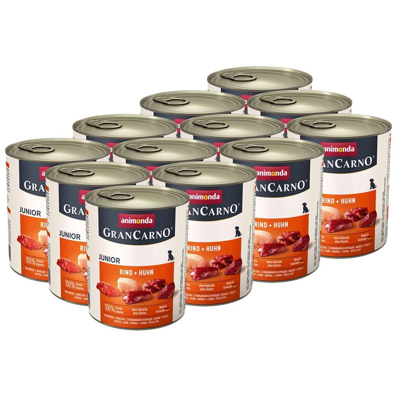 Animonda GranCarno Original Junior govedina + piletina - 12 x 800 g