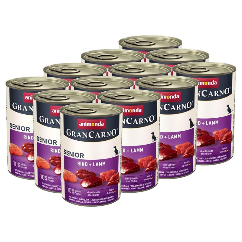 Animonda GranCarno Original Senior govedina i janjetina - 12 x 400g