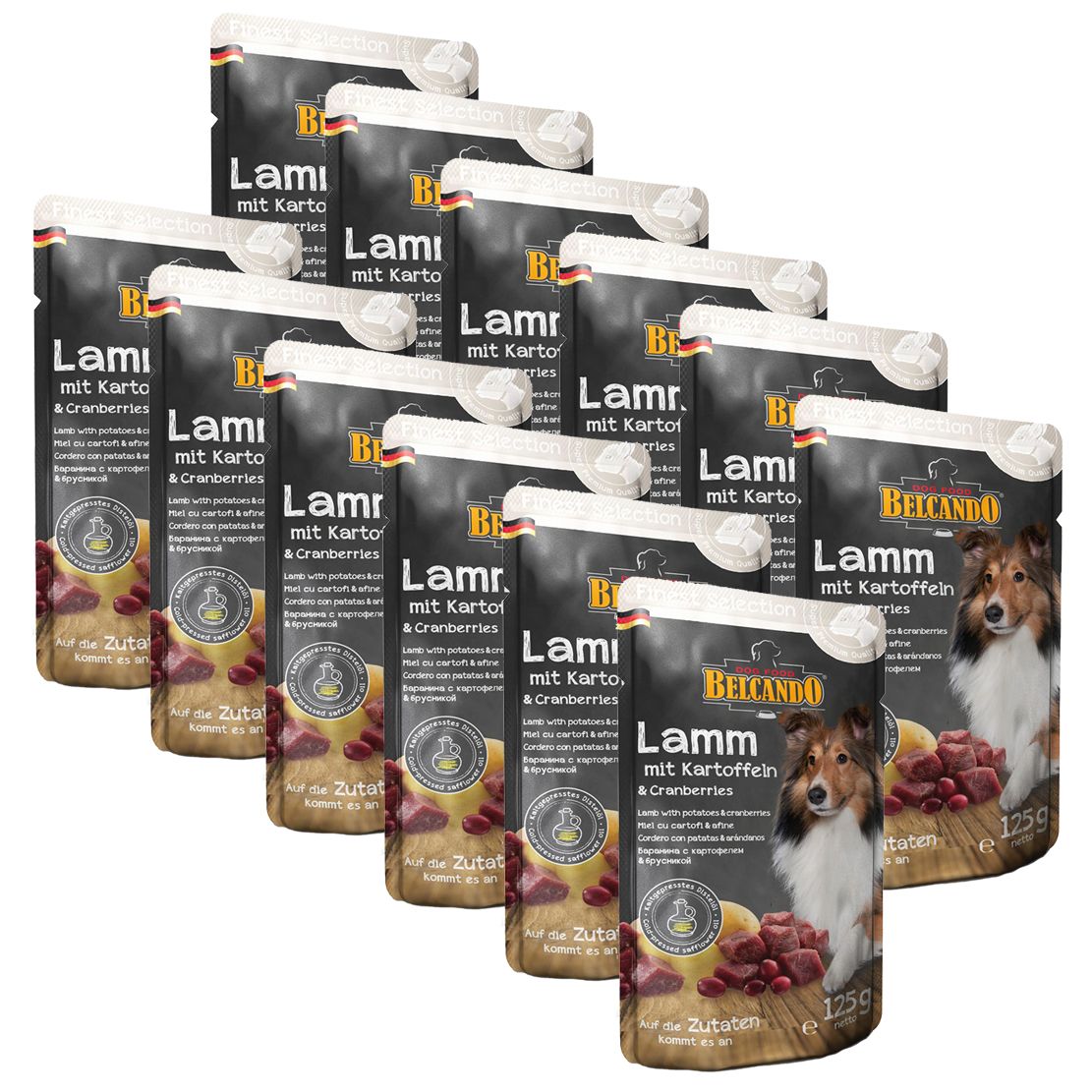BELCANDO Janjetina s krumpirom i brusnicama - vrećica 12 x 125 g