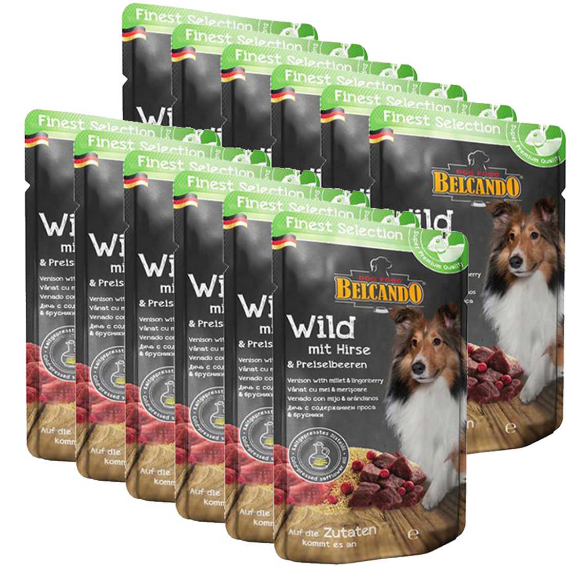 BELCANDO Divina s proso i brusnicama - konzerva 12 x 300g