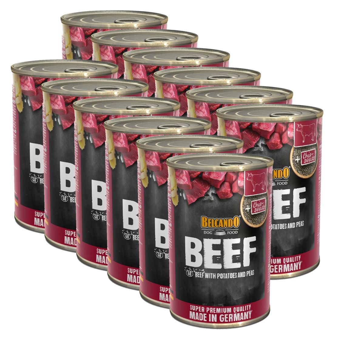 BELCANDO Govedina + krumpir i grašak - konzerva 12 x 400g