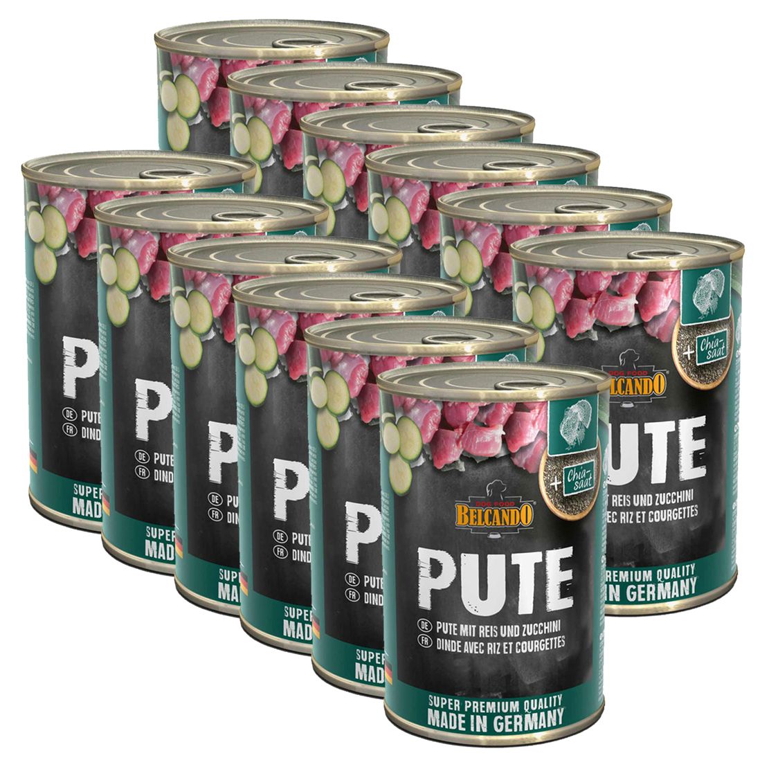 BELCANDO Puretina s rižom i tikvicom - konzerva 12 x 400g
