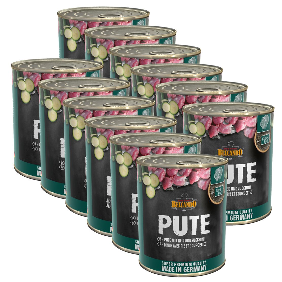 BELCANDO Puretina s rižom i tikvicom - konzerva 12 x 800g