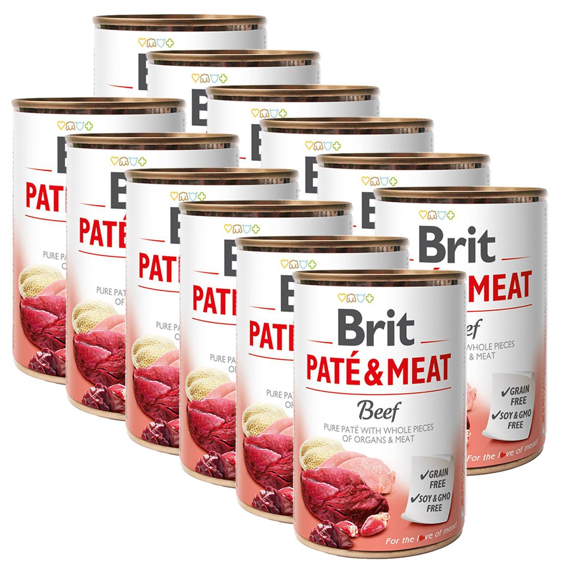 Konzerva Brit Paté & Meat Govedina 12 x 400 g