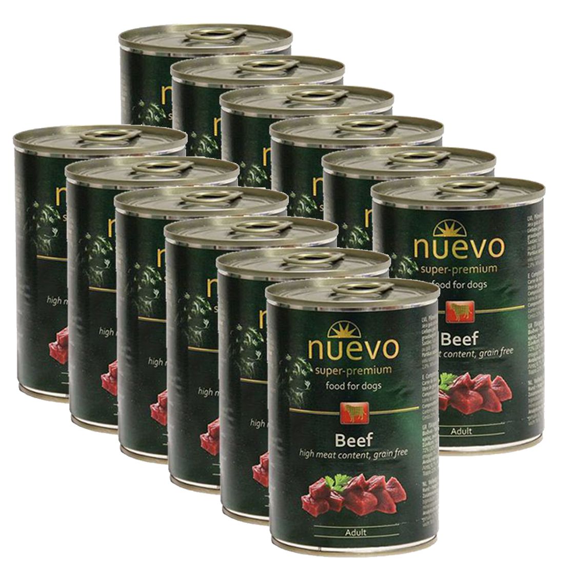 Konzerva NUEVO DOG Adult Govedina 12 x 400 g