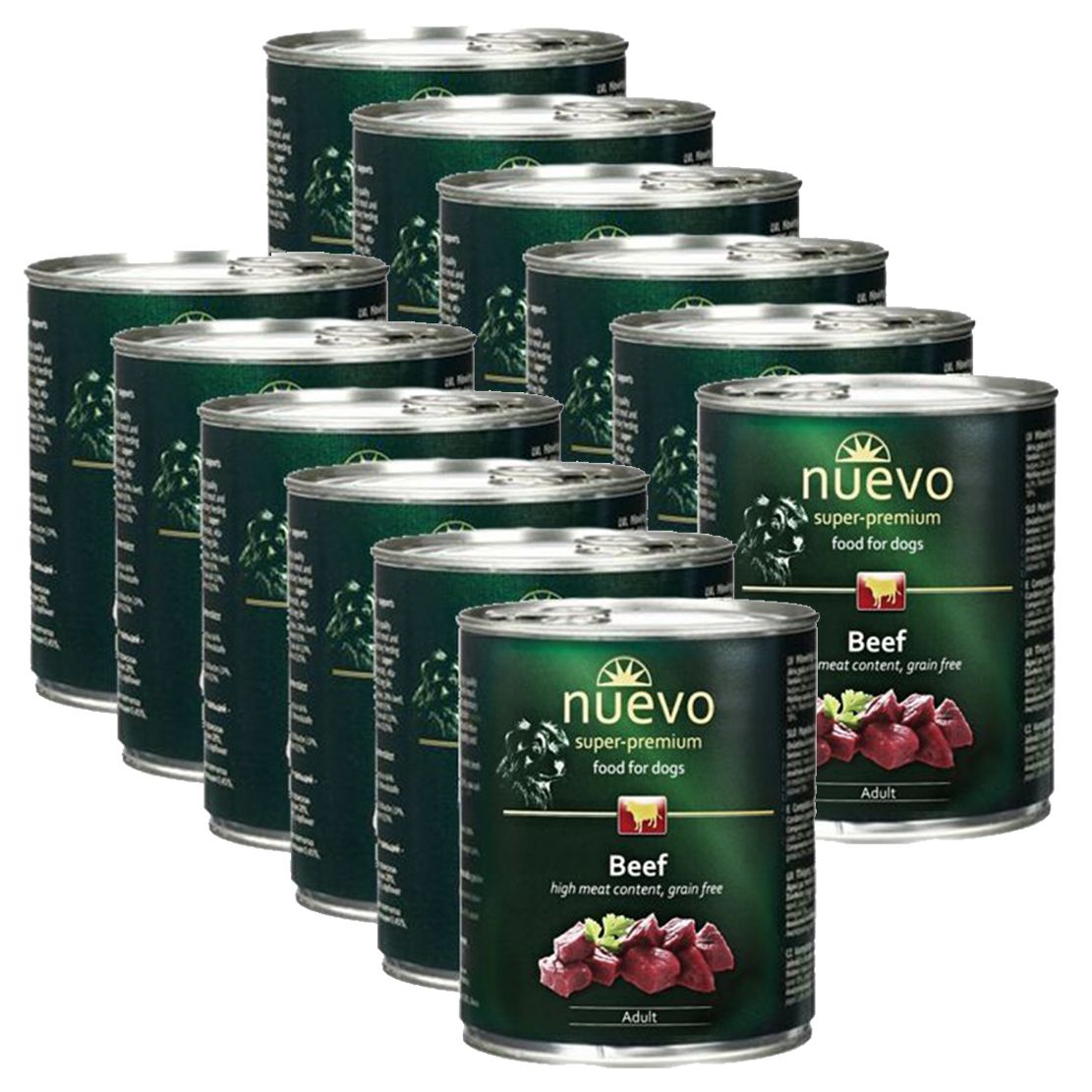 Konzerva NUEVO DOG Adult Beef 12 x 800 g